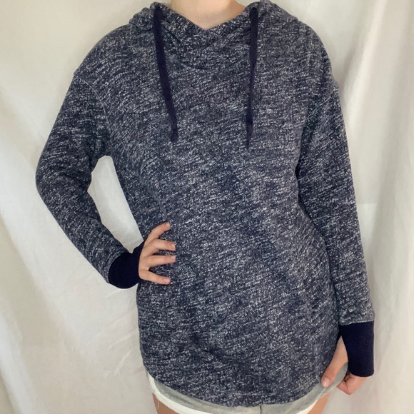 Mossimo Blue Workout Hoodie - Picture 5 of 7